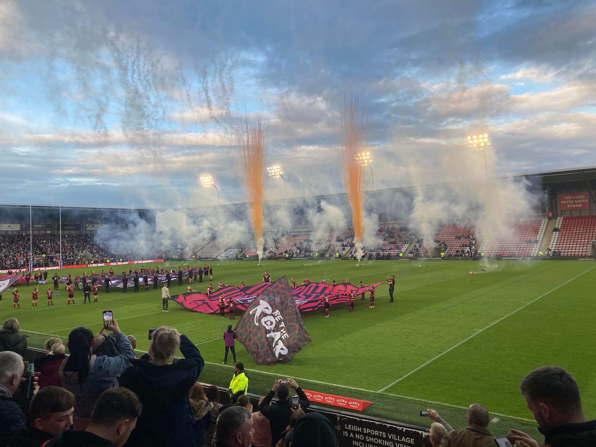 Super League Pitch Pyro